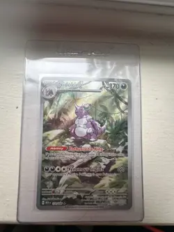 Pokemon TCG Nidoking Scarlet & Violet 151 Illustration Rare Card 174/165 - Image 1