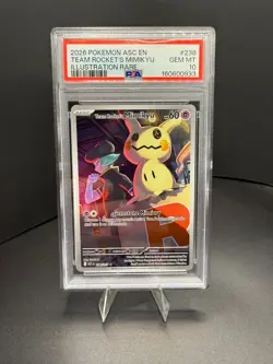 Pokemon Team Rocket's Mimikyu 238/217 Me: Ascended Heroes Holo PSA 10 - Image 1