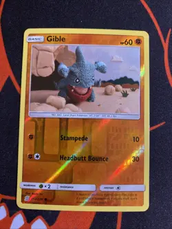 Gible 112/236 Reverse Holo Pokemon Unified Minds - LP - Image 1
