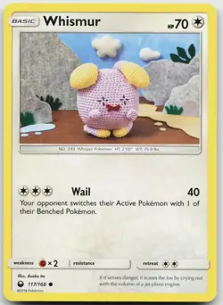 Whismur 117/168 Common Celestial Storm Pokemon Near Mint - Image 1