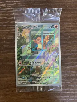 Charmander 044 Sv: Scarlet & Violet Promo Card Holo Illustration Sealed Pokemon - Image 1