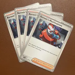 4x Xerosic's Machinations 064/064 x4 - Shrouded Fable - Pokemon TCG - Playset - Image 1