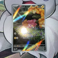Pawmi 226/091 Paldean Fates Illustration Rare Full Art Holo Pokemon TCG - Image 3