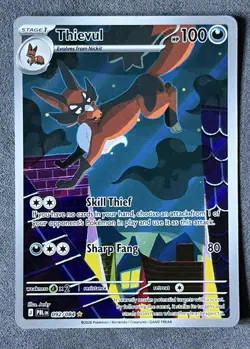 Thievul 092/084 ME05: Pitch Black Illustration Rare Pokemon TCG English NM - Image 1