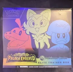 Pokemon TCG Pokemon Center ETB - Paldea Evolved English 2023 + Sealed in Case - Image 3
