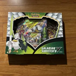 GALARIAN SIRFETCH'D V Collection Box Pokemon TCG - Factory Sealed - Image 1