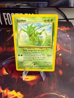 SCYTHER 46/75 NEO DISCOVERY Unlimited Uncommon Pokemon - Image 1