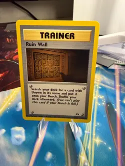 RUIN WALL 74/75 NEO DISCOVERY Unlimited Uncommon Pokemon - Image 1
