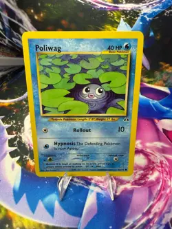 POLIWAG 62/75 NEO DISCOVERY Unlimited Common Pokemon - Image 1