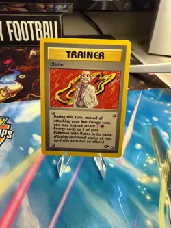 BLAINE 100/132 GYM CHALLENGE Unlimited Rare Pokemon - Image 1