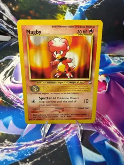 MAGBY 23/111 NEO GENESIS Unlimited Rare Pokemon - Image 1