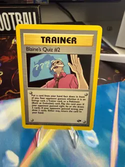 BLAINE'S QUIZ #2 111/132 GYM CHALLENGE Unlimited Uncommon Pokemon - Image 1