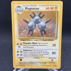 1999 Pokemon Magneton HOLO RARE 9/102 SP! - Image 1