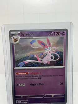 Sylveon (Master Ball Pattern) 040/131 Rare SV: Prismatic Evolutions Pokemon NM/M - Image 4