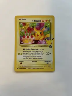 Pokemon Pikachu TCG Celebrations Birthday Promo Holo Card #24 - Image 1