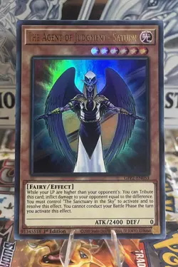 YuGiOh The Agent of Judgment - Saturn - GFP2-EN053 - Ultra Rare - 1st Edition NM - Image 1