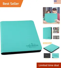 12-Pocket Trading Card Binder - Perfect for TGC, MTG, Yugioh Collectors - Image 1