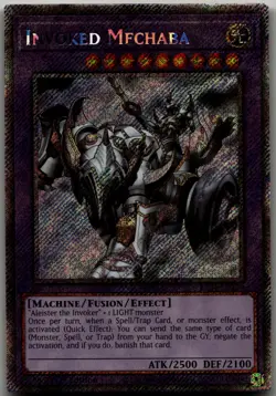 Invoked Mechaba (Platinum Secret Rare) Platinum Secret Rare Quarter Century Stam - Image 1