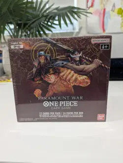 One Piece OP-02 Paramount War English Booster Box New + Sealed 811039039080 - Image 1