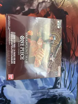 One Piece TCG Paramount War OP-02 Booster Box 24 Pack Sealed - Image 1