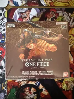 Factory Sealed One Piece OP-02 Paramount War Booster Box English 1st Edition - Image 1