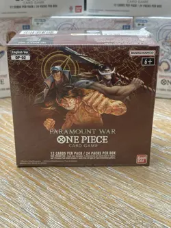 One Piece TCG OP-02 Booster Box Paramount War, Sealed, English - Image 1