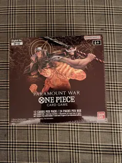 One Piece Card Game OP-02 Paramount War Booster Box English - Factory Sealed - Image 1