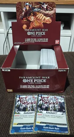 One Piece Card Game OP-02 Paramount War Booster Box English [NON-SEALED] - Image 1