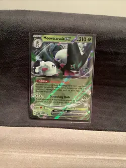 Pokemon Meowscarada EX TCG Scarlet & Violet Paldea Evolved Holo Card 015/193 - Image 1