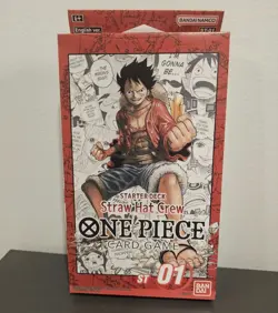 ONE PIECE TCG STRAW HAT CREW STARTER DECK ST-01 English Brand New Sealed - Image 1