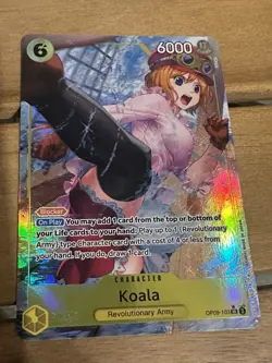 Koala OP09-103 SR Alt Parallel Art Holo Foil One Piece TCG Game Card NM/M - Image 1