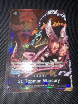Bandai One Piece St. Topman Warcury OP13-089 Carrying on His Will SR Foil - Image 1