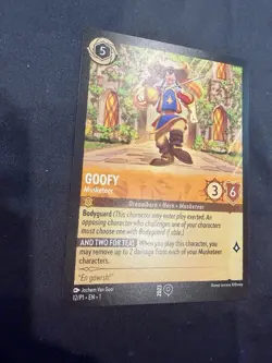 Disney Lorcana Goofy Musketeer 2023 Gamescom Promo 12/P1 Nm - Image 4