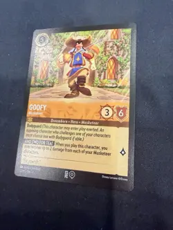 Disney Lorcana Goofy Musketeer 2023 Gamescom Promo 12/P1 Nm - Image 5