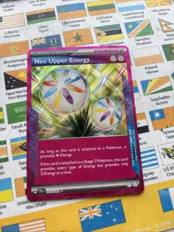 Neo Upper Energy 162/162 - Ace Spec Trainer Temporal Forces Pokemon Card TCG - Image 1
