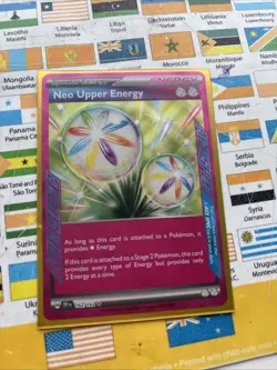Neo Upper Energy 162/162 - Ace Spec Trainer Temporal Forces Pokemon Card TCG - Image 3