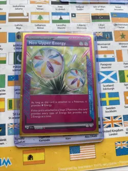 Neo Upper Energy 162/162 - Ace Spec Trainer Temporal Forces Pokemon Card TCG - Image 4