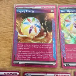 5x Pokemon TCG Ace Spec Card Bundle Legacy/Neo Upper Energy NM - Image 5