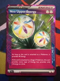 Pokemon TCG Temporal Forces Neo Upper Energy Ace Spec Card 162/162 - Image 1