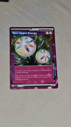 Pokemon TCG Temporal Forces Neo Upper Energy Ace Spec Card 162/162 - Image 2