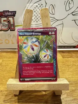 Neo Upper Energy - 162/162 - Ace Spec Rare Temporal Forces Pokemon card - Image 1