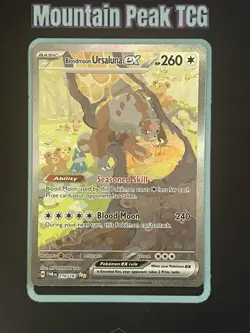 NM Bloodmoon Ursaluna ex 216/167 SIR - Twilight Masquerade - Pokemon Card - Image 1