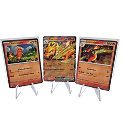 Charizard ex Holo #161 W Chamender & Charmeleon SV Promo Cards Pokemon TCG - Image 1