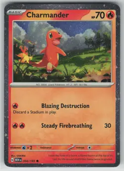 Charizard ex Holo #161 W Chamender & Charmeleon SV Promo Cards Pokemon TCG - Image 4