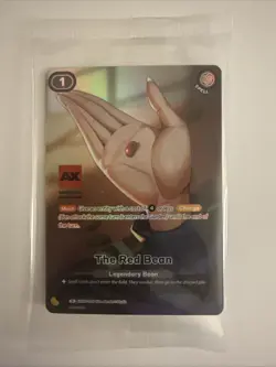 Anime Expo 2026 AX26 Azuki TCG The Red Bean AZK01-009 Exclusive Foil Spell Card - Image 2