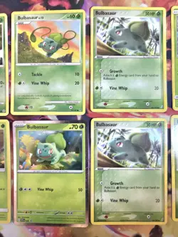 NM Pokemon TCG Bulbasaur 10-Card Lot - Image 4
