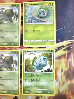 NM Pokemon TCG Bulbasaur 10-Card Lot - Image 5