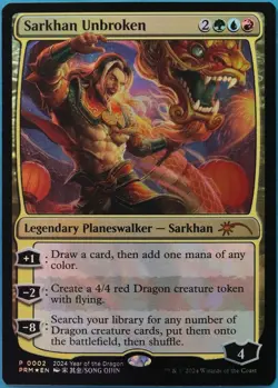 Sarkhan Unbroken (2024 Lunar New Year Promo) FOIL MINT MTG CARD 515720 ABUGames - Image 1