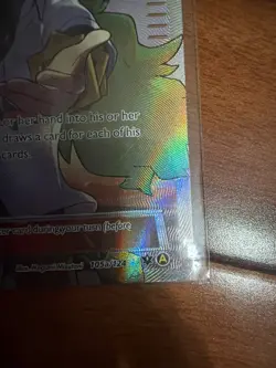holo foil N trainer card Pokemon number 105a/124 - Image 2
