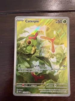 Pokemon TCG Caterpie 172/165 Scarlet & Violet 151 Holo Card NM Condition - Image 1